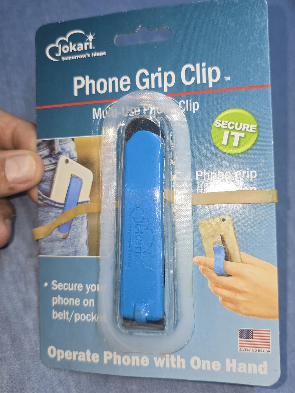 Jokari Phone Grip Clip Open Box